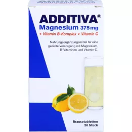 ADDITIVA Magnis 375 mg+Vitaminų B kompleksas+Vit.C, 20X6 g