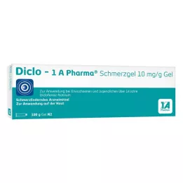 DICLO-1A Pharma Gelis nuo skausmo 10 mg/g, 100 g