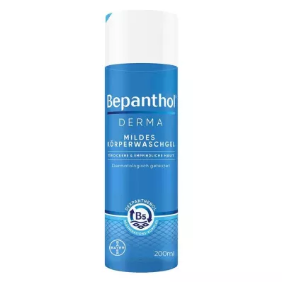 BEPANTHOL Derma mild kūno prausimosi gelis, 1X200 ml