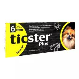 TICSTER Plius tirpalas šunims iki 4 kg, 6X0,48 ml