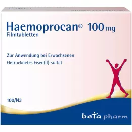 HAEMOPROCAN 100 mg plėvele dengtos tabletės, 100 vnt
