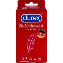 DUREX Sensitive classic prezervatyvai, 20 vnt