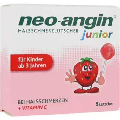 NEO-ANGIN Junior gerklės pastilės, 8 vnt