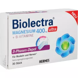 BIOLECTRA Magnis 400 mg ultra 3 fazių depo, 30 vnt