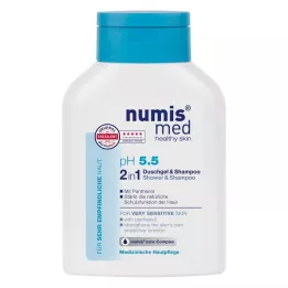 NUMIS med pH 5,5 2in1 dušo želė &amp; šampūnas, 200 ml