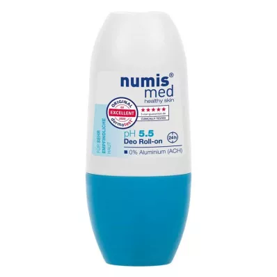 NUMIS med pH 5,5 dezodorantas roll-on, 50 ml