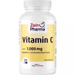 VITAMIN C 1000 mg ZeinPharma kapsulės, 120 kapsulių