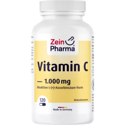 VITAMIN C 1000 mg ZeinPharma kapsulės, 120 kapsulių