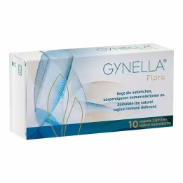 GYNELLA Flora makšties žvakutės, 10 vnt