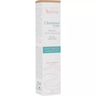 AVENE Cleanance WOMEN tamsinta dienos priežiūros priemonė SPF30, 40 ml