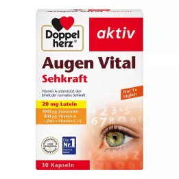 DOPPELHERZ Augen Vital Sehkraft aktiv kapsulės, 30 kapsulių