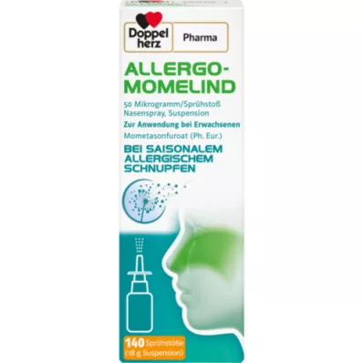 ALLERGO-MOMELIND Dvigubas h.50 μg/Spr.St. 140Spr.St., 18 g