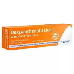 DEXPANTHENOL axicur žaizdų ir gijimo kremas 50 mg/g, 20 g