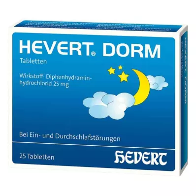 HEVERT DORM Tabletės, 25 vnt HEVERT DORM Tabletės, 25 vnt