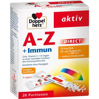 DOPPELHERZ A-Z+Immun DIRECT Granulės, 20 vnt