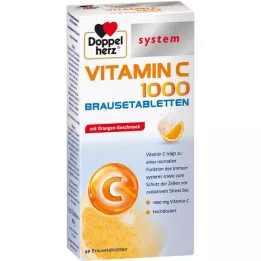 DOPPELHERZ Vitaminas C 1000 sisteminių putojančių tablečių, 40 vnt