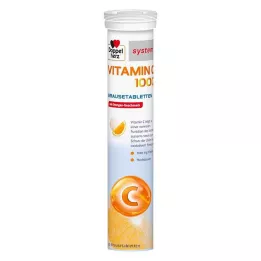 DOPPELHERZ Vitaminas C 1000 sisteminių putojančių tablečių, 40 vnt