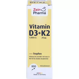 VITAMIN D3+K2 MK-7 lašai gerti, didelės dozės, 25 ml
