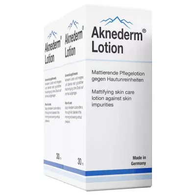 AKNEDERM Losjonas, 2X30 ml