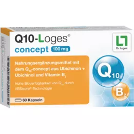 Q10-LOGES koncepcija 100 mg kapsulės, 60 vnt