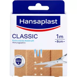 HANSAPLAST Klasikinis tinkas 8 cm x1 m, 1 vnt