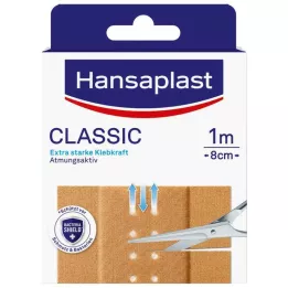 HANSAPLAST Klasikinis tinkas 8 cm x1 m, 1 vnt