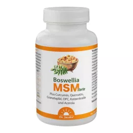 BOSWELLIA MSM forte Dr. Jokūbo tabletės, 90 vnt