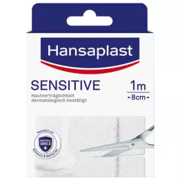 HANSAPLAST Jautrus hipoalerginis gipsas 8 cmx1 m, 1 vnt
