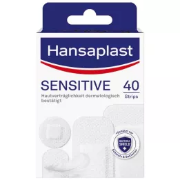 HANSAPLAST Jautrūs hipoalerginiai pleistrai, 40 vnt