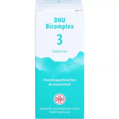DHU Bicomplex 3 tabletės, 150 kapsulių