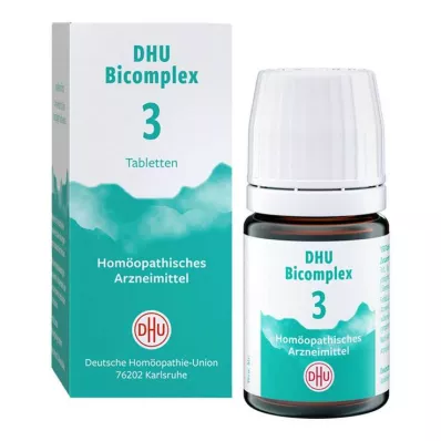 DHU Bicomplex 3 tabletės, 150 kapsulių