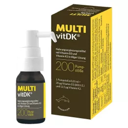MULTIVITDK Vitamino D3+K2 tirpalas, 10 ml