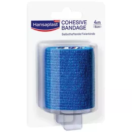 HANSAPLAST Fiksacinis tvarstis lipnus.6 cmx4 m, mėlynos spalvos, 1 vnt