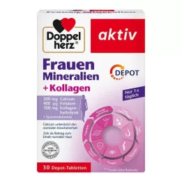 DOPPELHERZ Women Minerals+Collagen Depot tabletės, 30 vnt