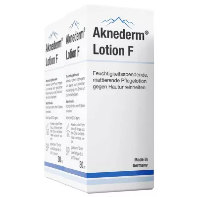 AKNEDERM Losjonas F, 2X30 ml