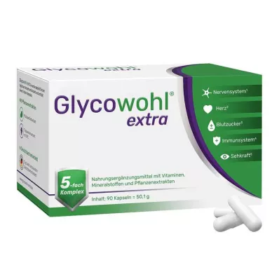 GLYCOWOHL papildomos kapsulės, 90 vnt GLYCOWOHL papildomos kapsulės, 90 vnt