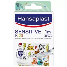 HANSAPLAST Jautrus vaikiškas pleistras 6 cmx1 m, 1 vnt