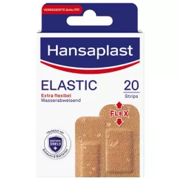 HANSAPLAST Elastinės gipso juostelės, 20 vnt