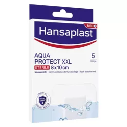 HANSAPLAST Aqua Protect sterilus žaizdų tvarstis 8x10 cm, 5 vnt
