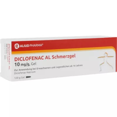 DICLOFENAC AL Skausmo gelis 10 mg/g, 120 g