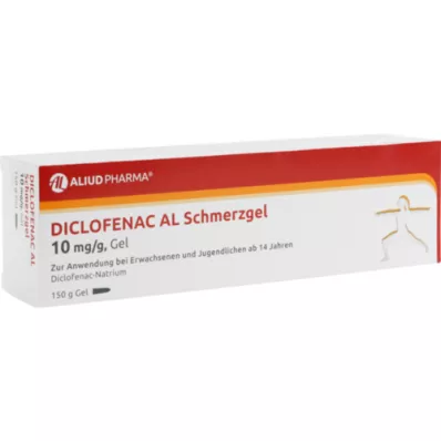 DICLOFENAC AL Skausmo gelis 10 mg/g, 150 g