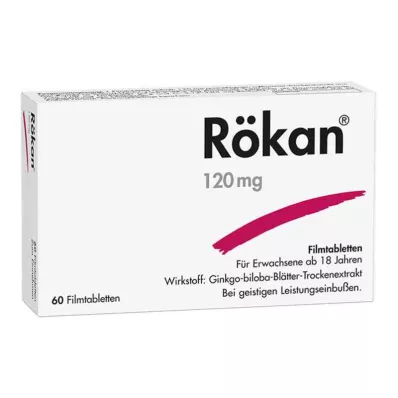 RÖKAN 120 mg plėvele dengtos tabletės, 60 vnt RÖKAN 120 mg plėvele dengtos tabletės, 60 vnt