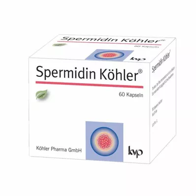 SPERMIDIN Köhler kapsulės, 60 kapsulių SPERMIDIN Köhler kapsulės, 60 kapsulių