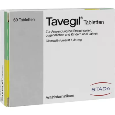 TAVEGIL Tabletės, 60 vnt