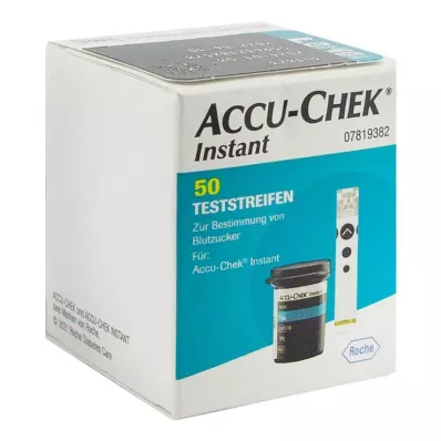 Accu Chek Instant testo juostelės, 1x50 vnt Accu Chek Instant testo juostelės, 1x50 vnt