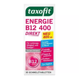 TAXOFIT Energy B12 400 tiesioginio veikimo tabletės, 30 vnt