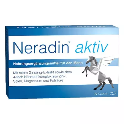 NERADIN Aktyviosios kapsulės, 70 vnt