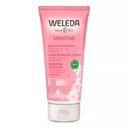 WELEDA Almond Sensitive švelnus kreminis dušas, 200 ml
