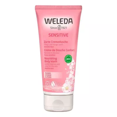 WELEDA Almond Sensitive švelnus kreminis dušas, 200 ml WELEDA Almond Sensitive švelnus kreminis dušas, 200 ml