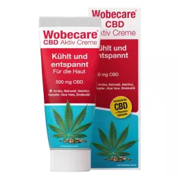 WOBECARE CBD Aktyvusis kremas, 100 ml